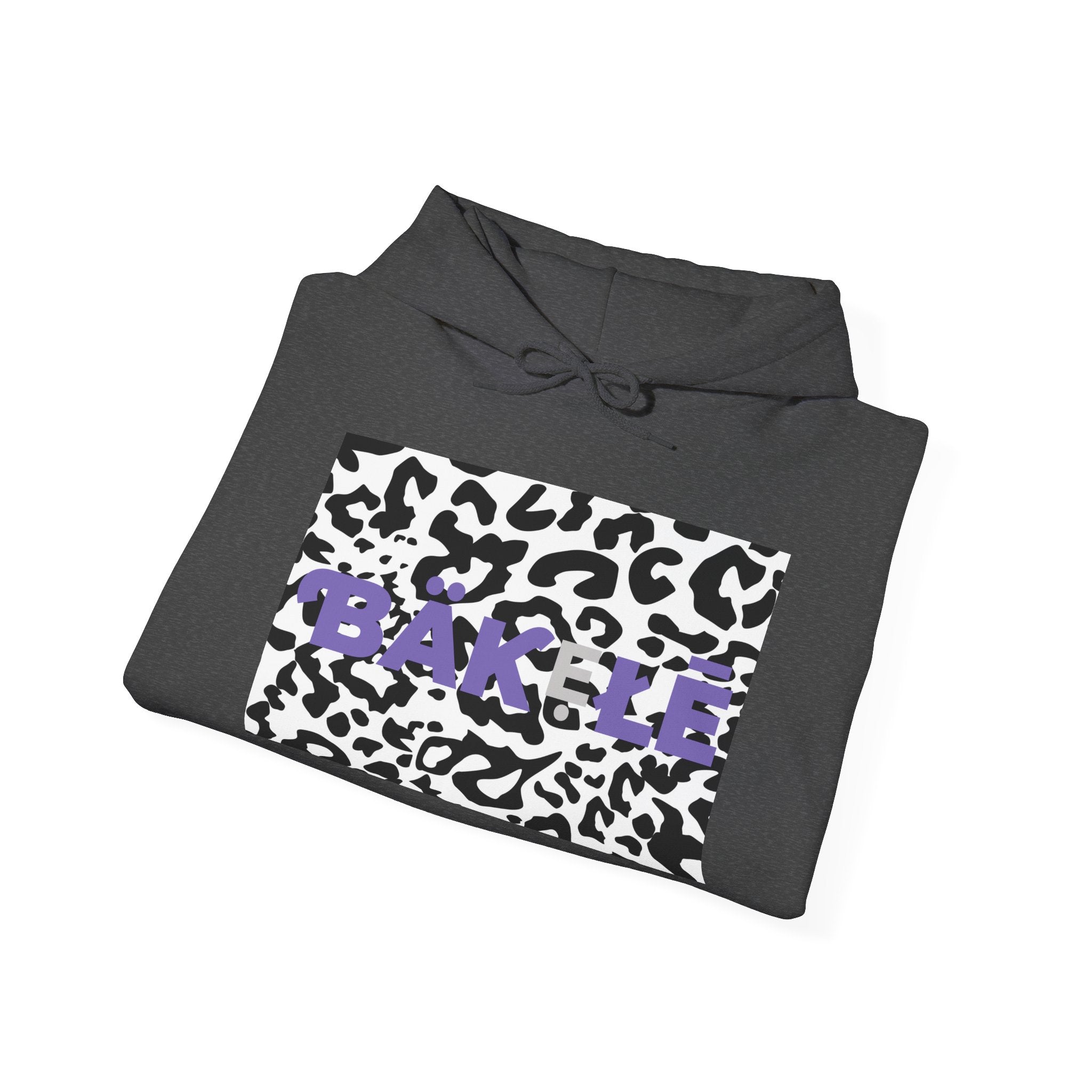 ƁÄƘẸŁĒ Apparel Black Leopard Hoodie