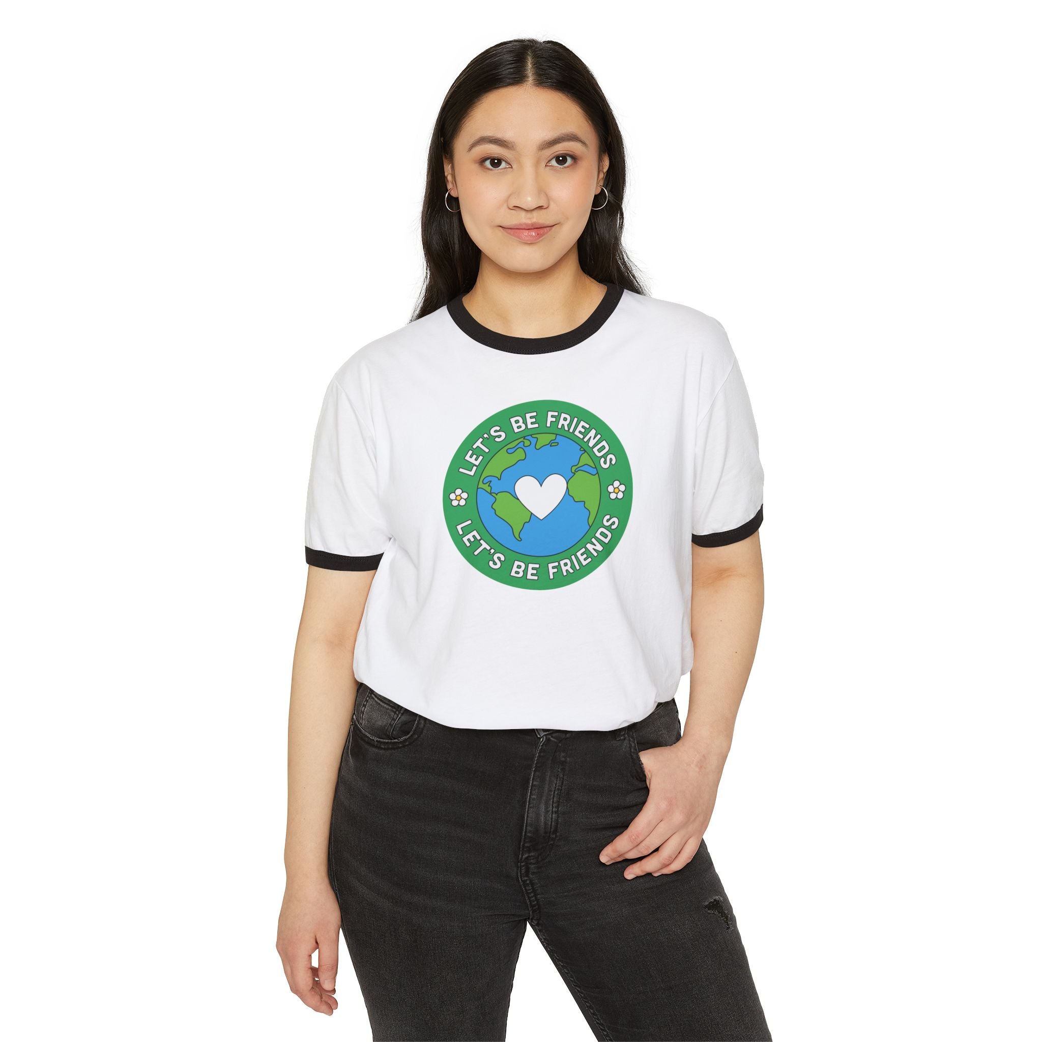 Let's Be Friends Retro Tee