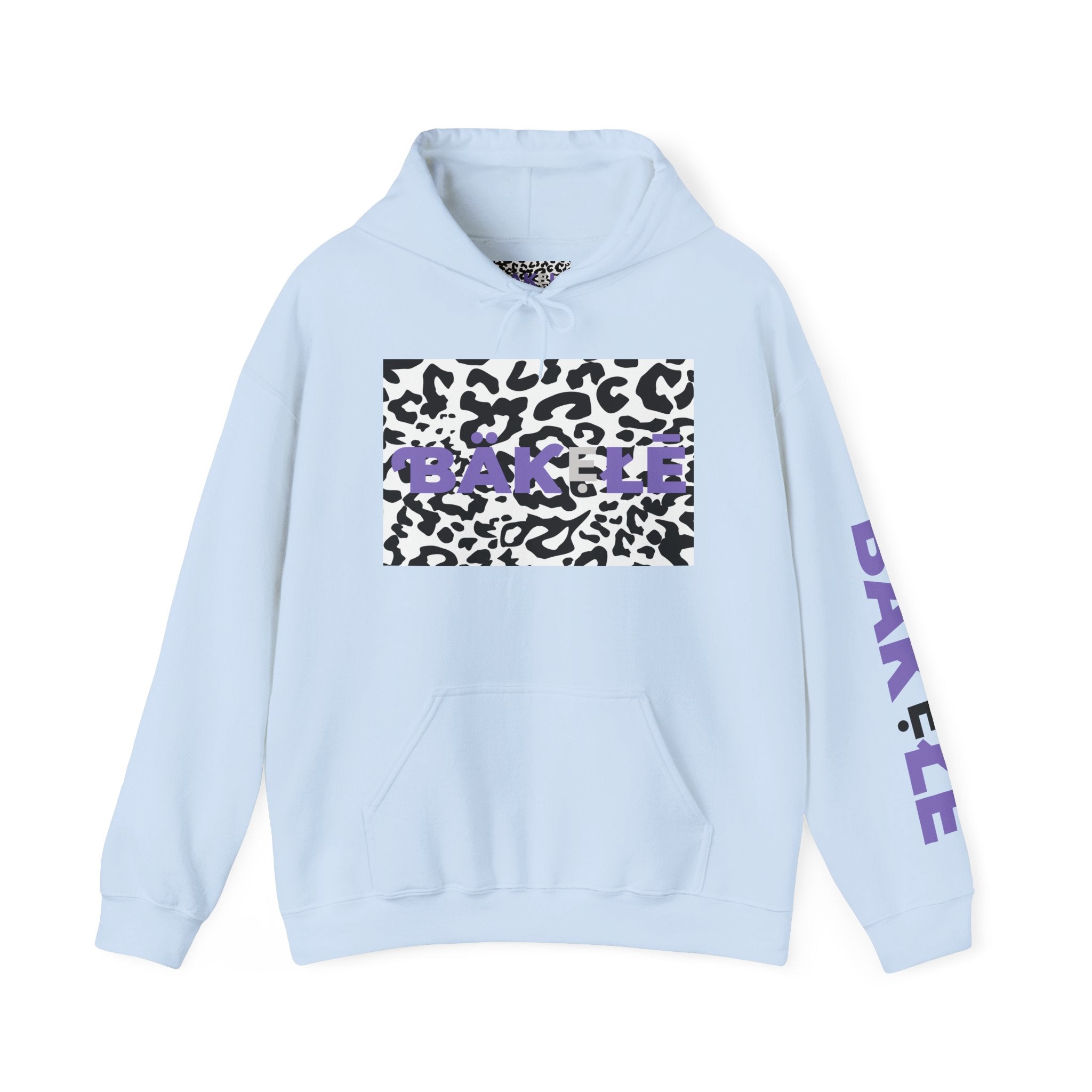 ƁÄƘẸŁĒ Apparel Black Leopard Hoodie