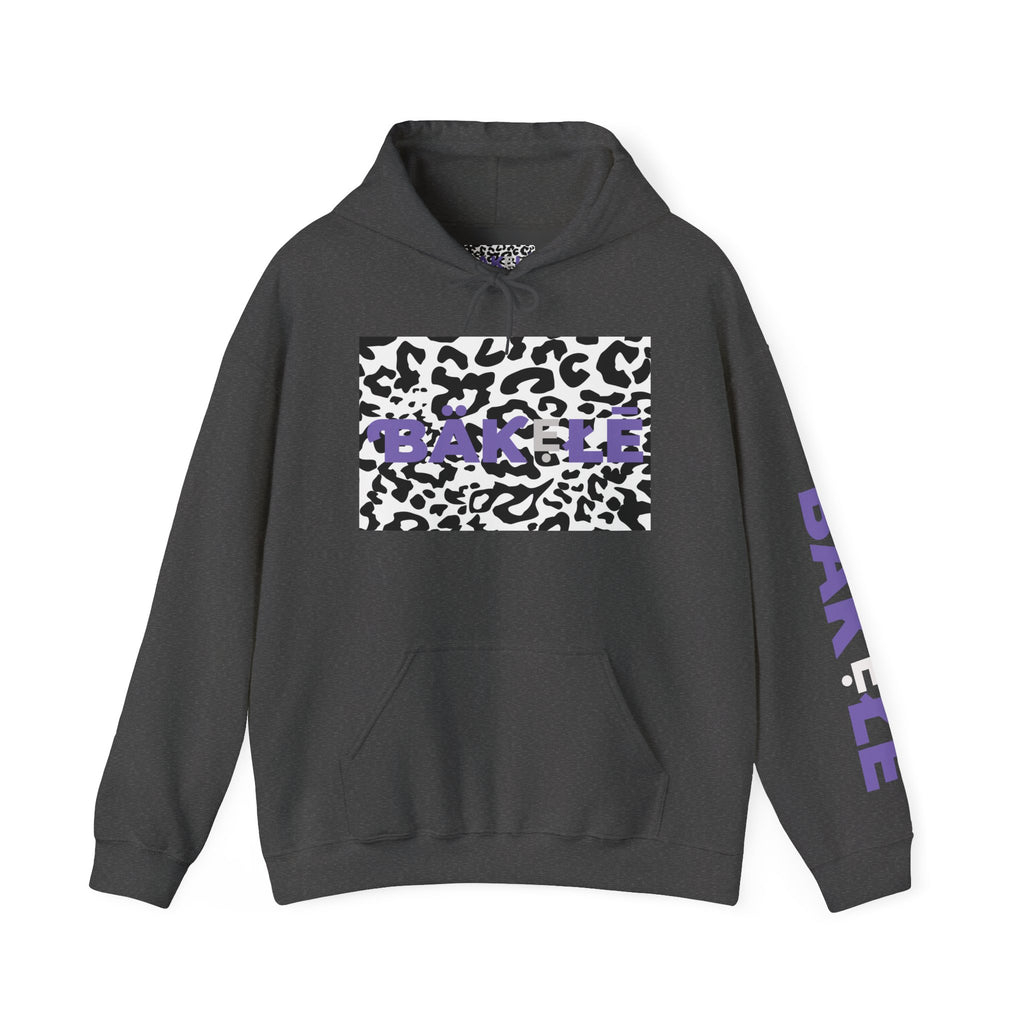 ƁÄƘẸŁĒ Apparel Black Leopard Hoodie
