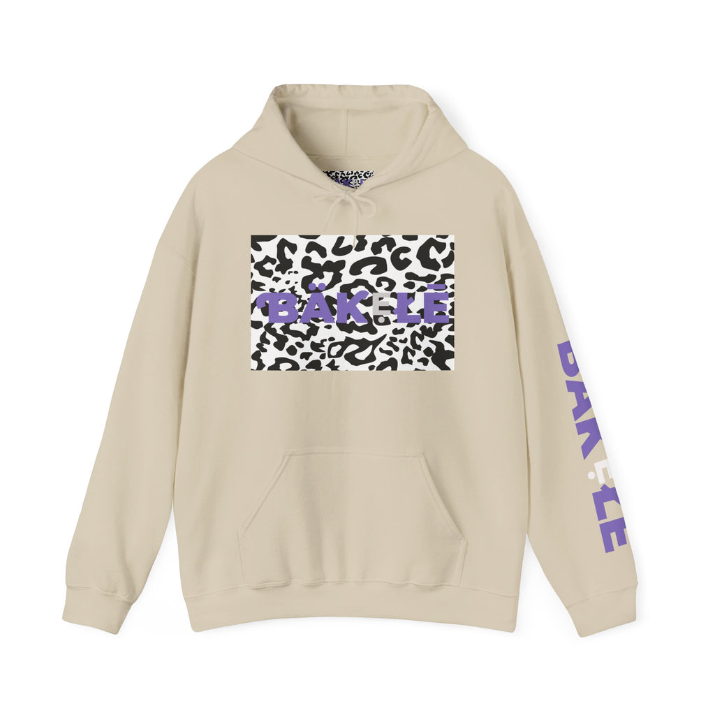ƁÄƘẸŁĒ Apparel Black Leopard Hoodie