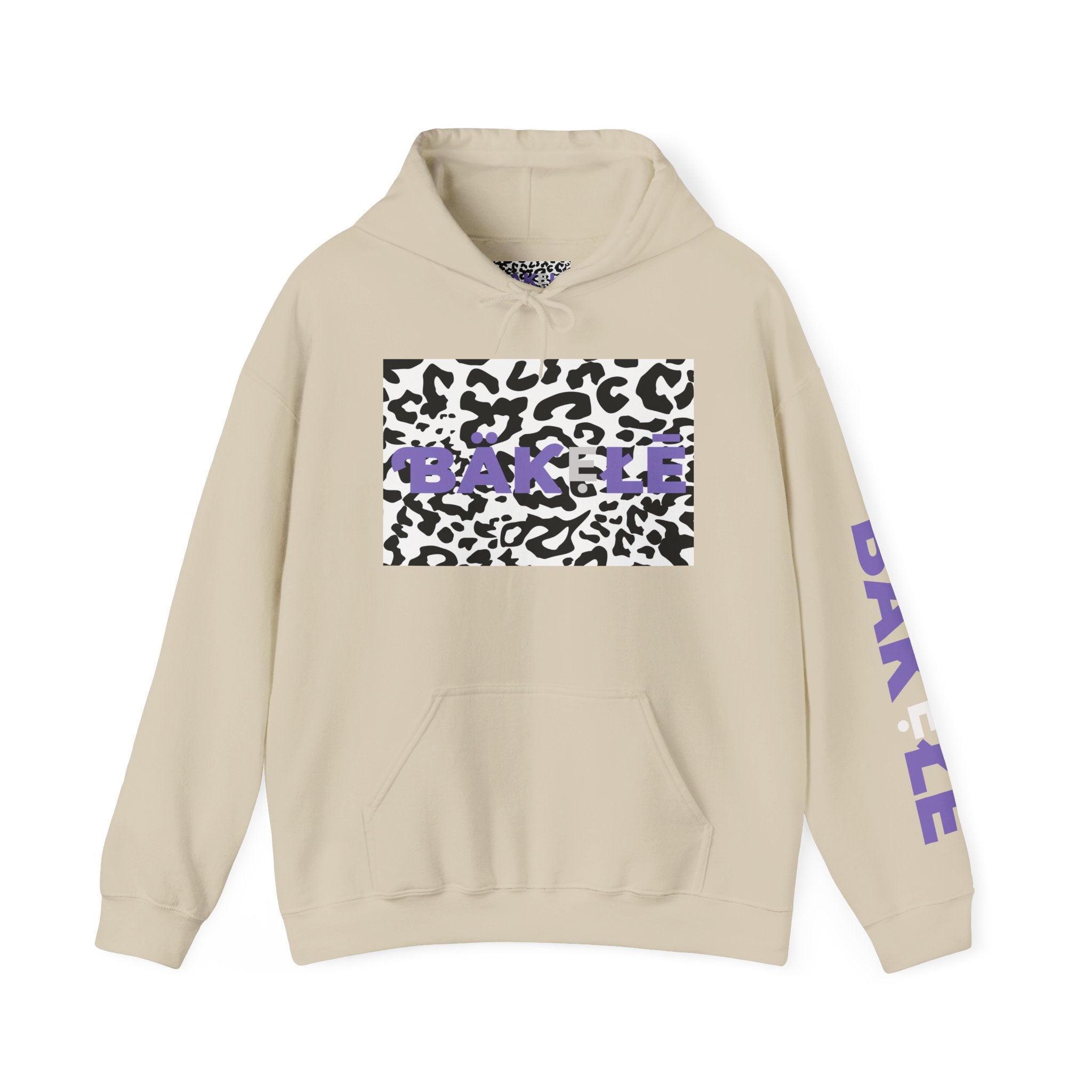 ƁÄƘẸŁĒ Apparel Black Leopard Hoodie
