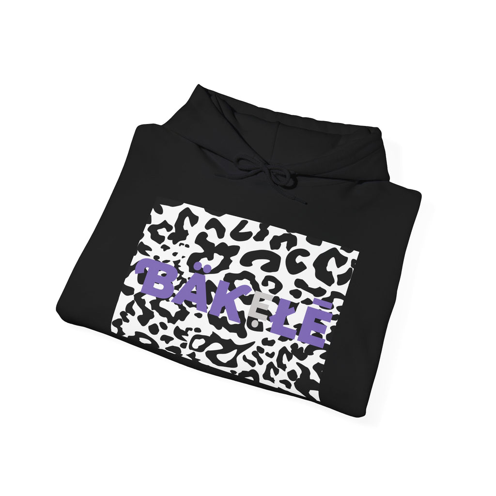 ƁÄƘẸŁĒ Apparel Black Leopard Hoodie